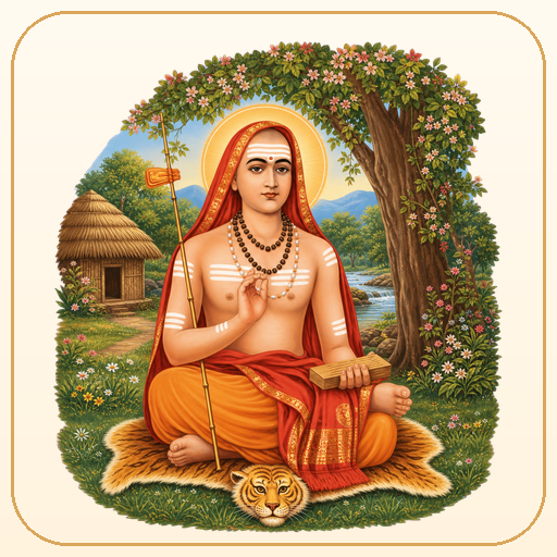 श्री आद्य शंकराचार्य — अद्वैत वेदान्ताचे प्रवर्तक आचार्य (देवता नव्हे, ऐतिहासिक आचार्य)