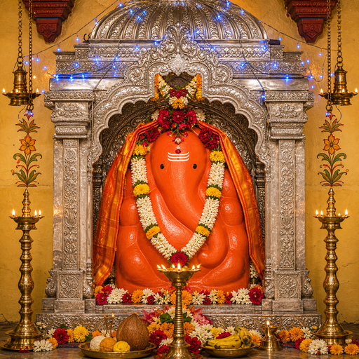 श्री वरदविनायक (गणपती / गजानन) — स्वयंभू मूर्ती