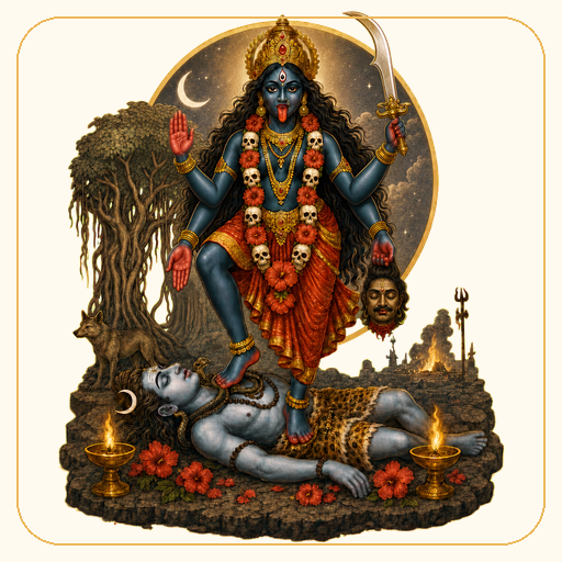 काली — दुर्गा/आदिशक्तीचे उग्र रूप (पुराणिक परंपरेत); शाक्त/तांत्रिक परंपरेत स्वतंत्र सर्वोच्च तत्त्व
