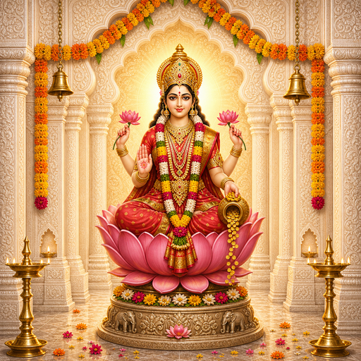 Shri Mahalakshmi, Kubera, Dhanvantari; (Yamadeepdaan invokes Yama)