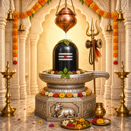 शिव (केदारनाथ ज्योतिर्लिंग — बारा ज्योतिर्लिंगांपैकी एक, काही स्तोत्र-क्रमानुसार अकरावे; सर्वाधिक उंचीवरील ज्योतिर्लिंग)