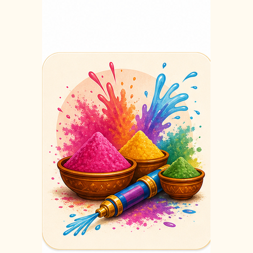 Shri Krishna-Radha (linked via the rang-leela); shared with Holi — no distinct presiding deity of its own