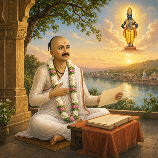 संत एकनाथ महाराज (संत-क्षेत्र); गावातील नाथमंदिरातील मुख्य देवता श्री विजयी पांडुरंग