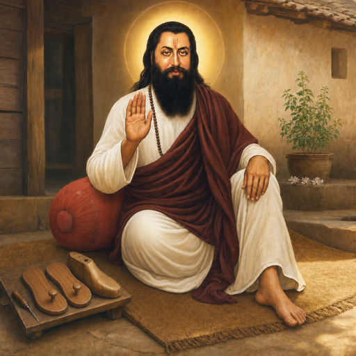 संत रोहिदास (संत रवीदास) — भक्ति-चळवळीतील संत-कवी, सामाजिक समतेचे शिकवण देणारे (देवता नव्हे, १५-१६व्या शतकातील ऐतिहासिक संत-कवी)