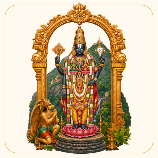 विष्णू — व्यंकटेश्वर/बालाजी/श्रीनिवास/गोविंदा रूपात ('कलियुगातील प्रत्यक्ष दैवत')